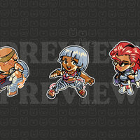 SF6 3" Stickers - Thumbnail 5