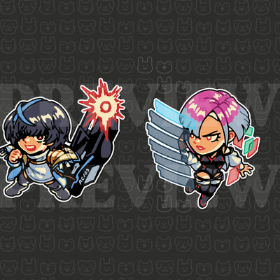 Strive 3" stickers