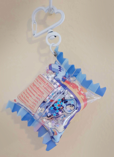 Airplane Peanuts Candy Shaker Keychain