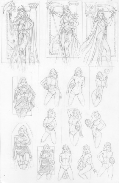 Original Preliminary Layouts - 07 (Original Art)
