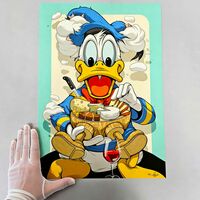 A3 Prints by Dhani Barragan "Deconstructed Duck eats cheese"  - Thumbnail 1