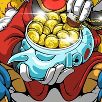 A3 Print by Dhani Barragan "Deconstructed Scrooge Eats Chocolate Coins" - Thumbnail 3