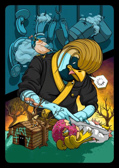 A3 Print by Dhani Barragan "Jack the Shredder" 