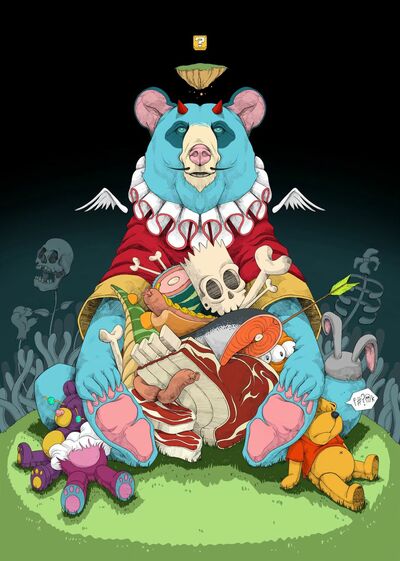 A3 Print by Dhani Barragan "The Devourer" 