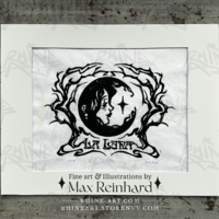 La Luna Blockprint (matted) - Thumbnail 1
