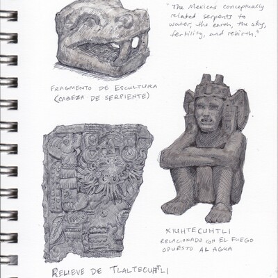Mexico travel sketchbook