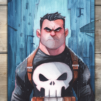 9 x12 SDCC /Heroes Con Watercolor Commission (Pick Up ONLY) - Thumbnail 3