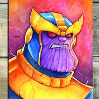 9 x12 SDCC /Heroes Con Watercolor Commission (Pick Up ONLY) - Thumbnail 4