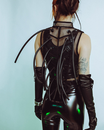 H3dg3h0g zip up vest
