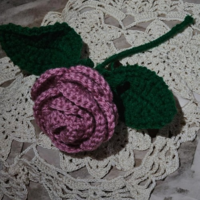 Crochet Rose - Thumbnail 7