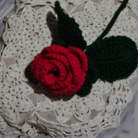 Crochet Rose - Thumbnail 6