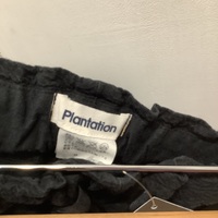 Plantation black cotton wide pants  - Thumbnail 1