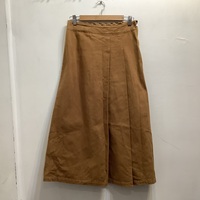 Plantation garment dye brown skirt  - Thumbnail 1