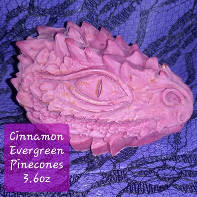 Cinnamon evergreen pinecones rts wax melt