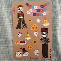 Lagrimas de los Muertos Sticker Sheet - Thumbnail 1