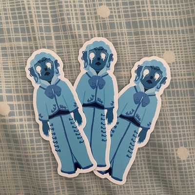 Ghost ace single stickers