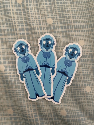 Ghost Ace Single Stickers
