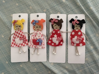 Felt Doll Pins