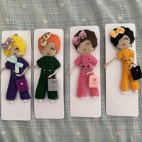 Felt Doll Pins - Thumbnail 4