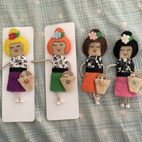 Felt Doll Pins - Thumbnail 5