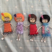 Felt Doll Pins - Thumbnail 6