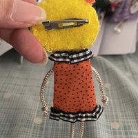 Felt Doll Pins - Thumbnail 8