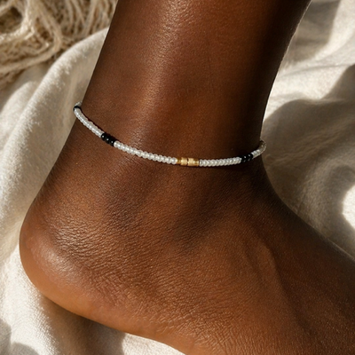 Midnight pearl anklet - Thumbnail 1