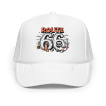 Route 66 Foam trucker hat
