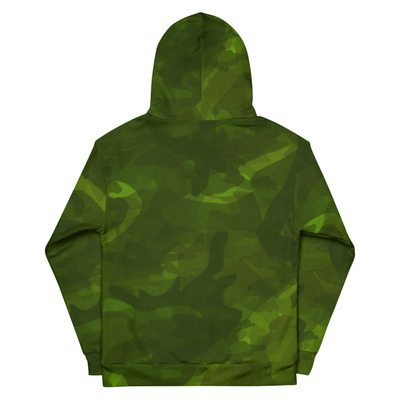 Organic camouflage hoodie