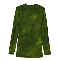 Organic Camouflage Men's Rash Guard - Thumbnail 1