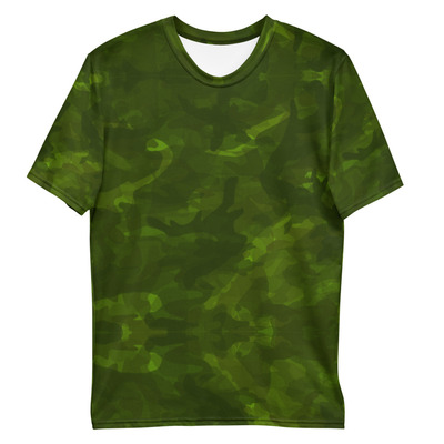 Organic camouflage men's t-shirt