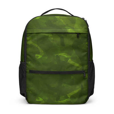 Organic camouflage utility backpack