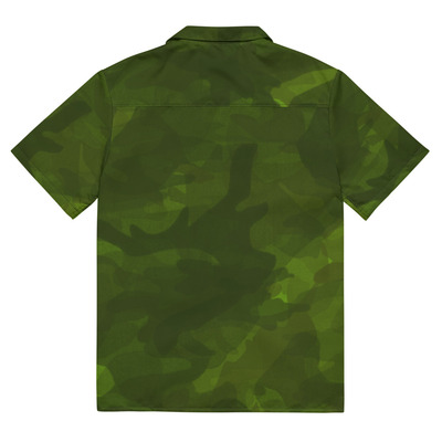Organic camouflage button shirt