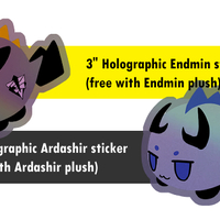 AK Endfield Bubble Dragon Plush + Sticker Set - Thumbnail 3