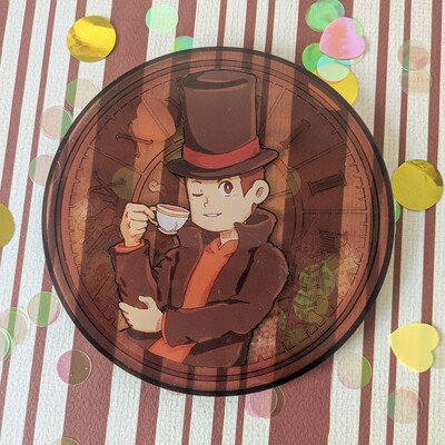 Professor layton coasters