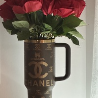 Luxury Insulated Tumbler with Handle - CC - Thumbnail 4