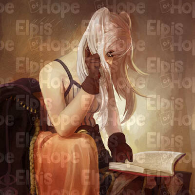 Reading (8.5x11 print)