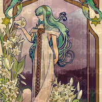 White Lilies (8.5x11 print) - Thumbnail 1
