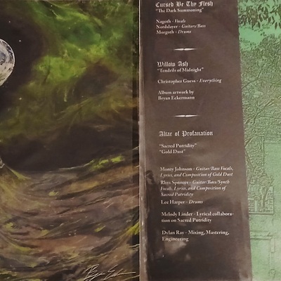 Altar of profanation / cursed be thy flesh / willow ash - split 10'' vinyl record 
