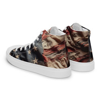 America Mens high top canvas shoes - Thumbnail 2