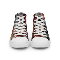 America Mens high top canvas shoes - Thumbnail 4