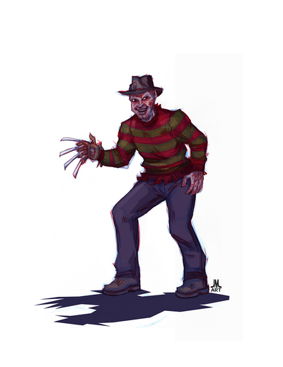 FREDDY Horror Icons PRINT