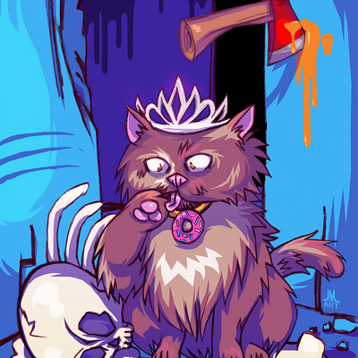 Princess donut print - large