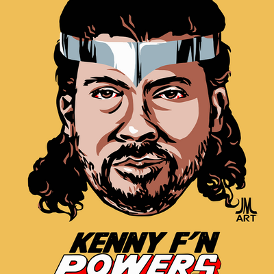 Kenny powers man print