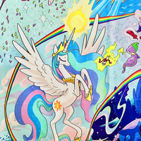 MLPFIM tapestry (LARGE SIZE) - Thumbnail 1