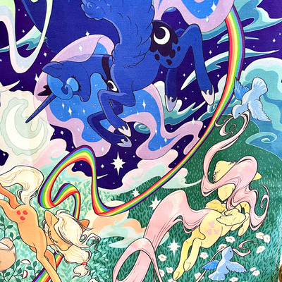 Mlpfim tapestry (large size)