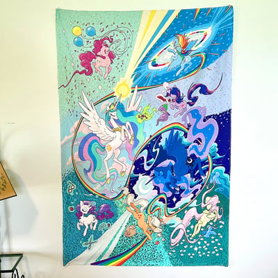 Mlpfim tapestry (large size)