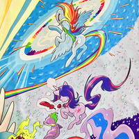 MLPFIM tapestry (SMALL SIZE) - Thumbnail 4