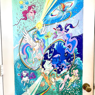Mlpfim tapestry (small size)