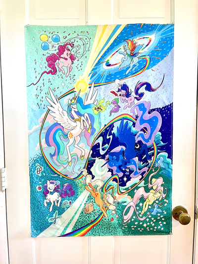Mlpfim tapestry (small size)